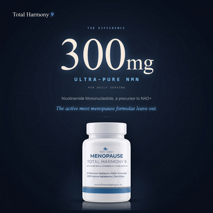 Prime Ageing Menopause Total Harmony 9 | Hormone & Vitality System | Advanced NMN & NAD+ Enhanced